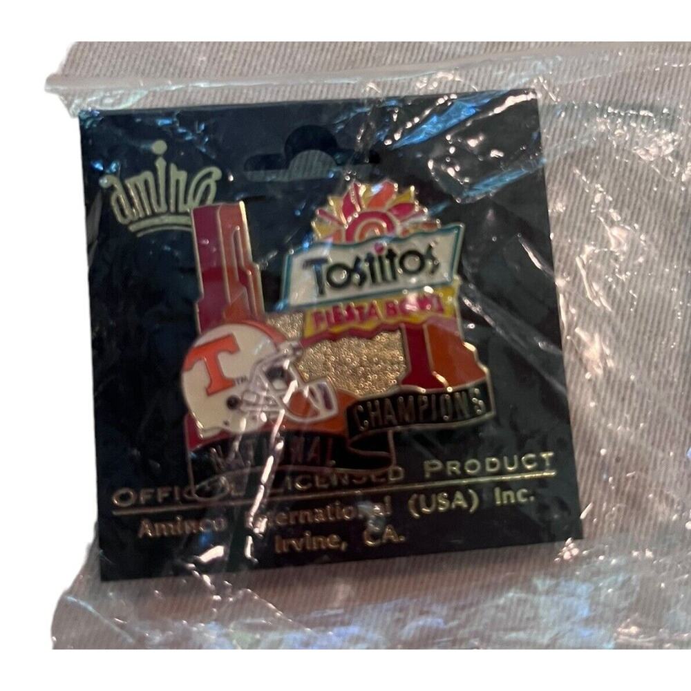 1999‎ Fiesta Bowl Lapel Pin University of Tennessee Football National Champs NOS